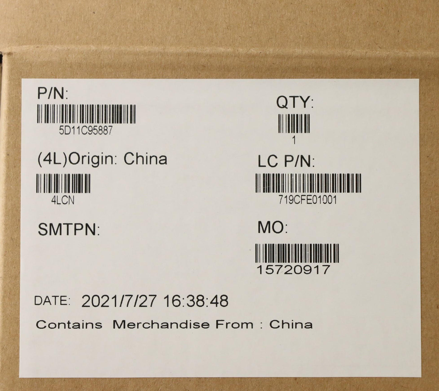 Lenovo Display 15.6 4Koledtspnlar/As- - 5D11C95887