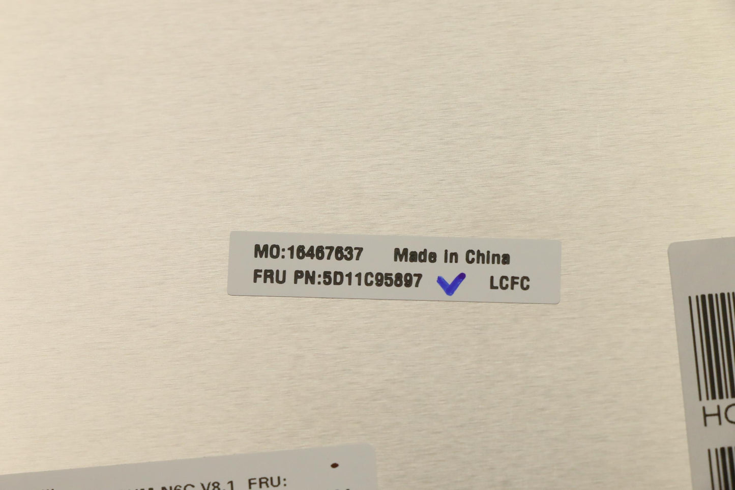 Lenovo Display Fru 15.6Uhd 600N Hdr40 - 5D11C95897