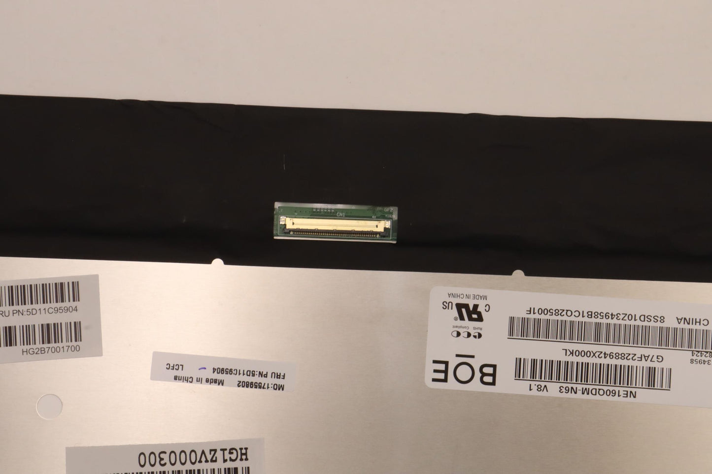 Lenovo 16" WQXGA LCD Module, Non-Touch, Anti-Glare, IPS, 400nit, 100% sRGB - 5D11C95904