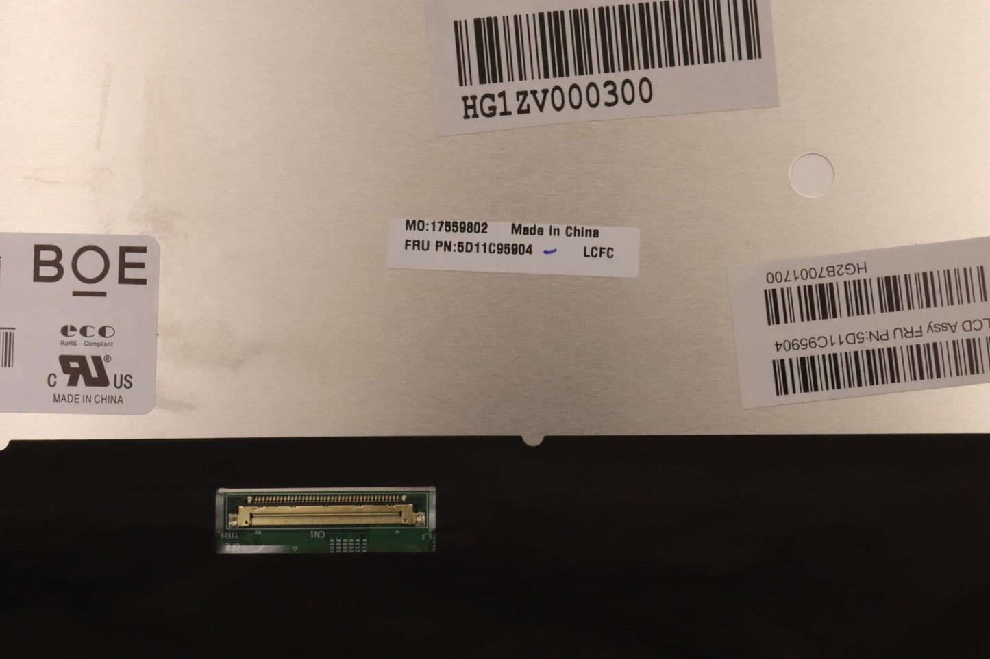 Lenovo 16" WQXGA LCD Module, Non-Touch, Anti-Glare, IPS, 400nit, 100% sRGB - 5D11C95904