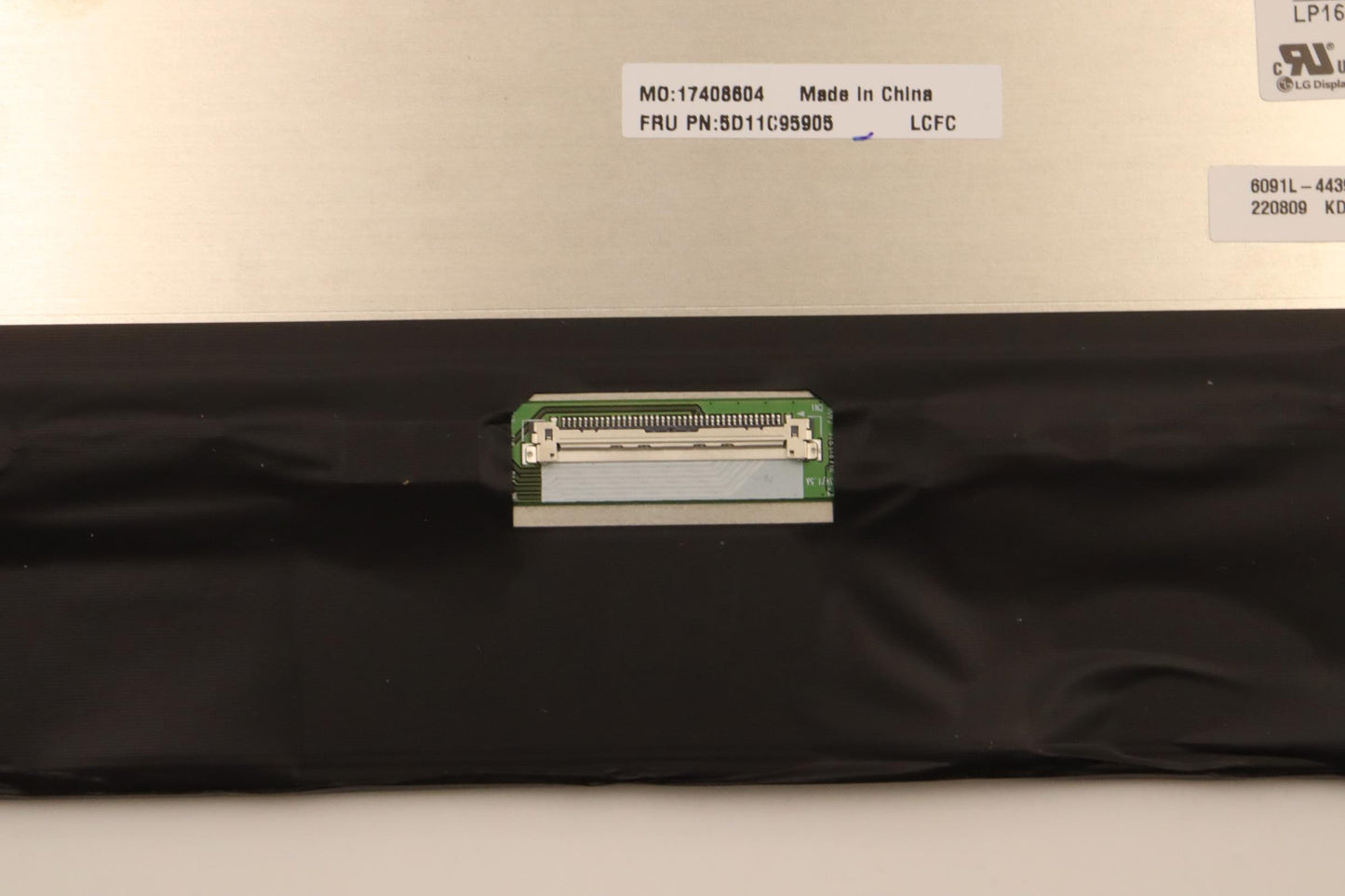 Lenovo 16" WQUXGA LCD Module, Non-Touch, Anti-Glare, IPS, 100% sRGB, Color Calibration - 5D11C95905