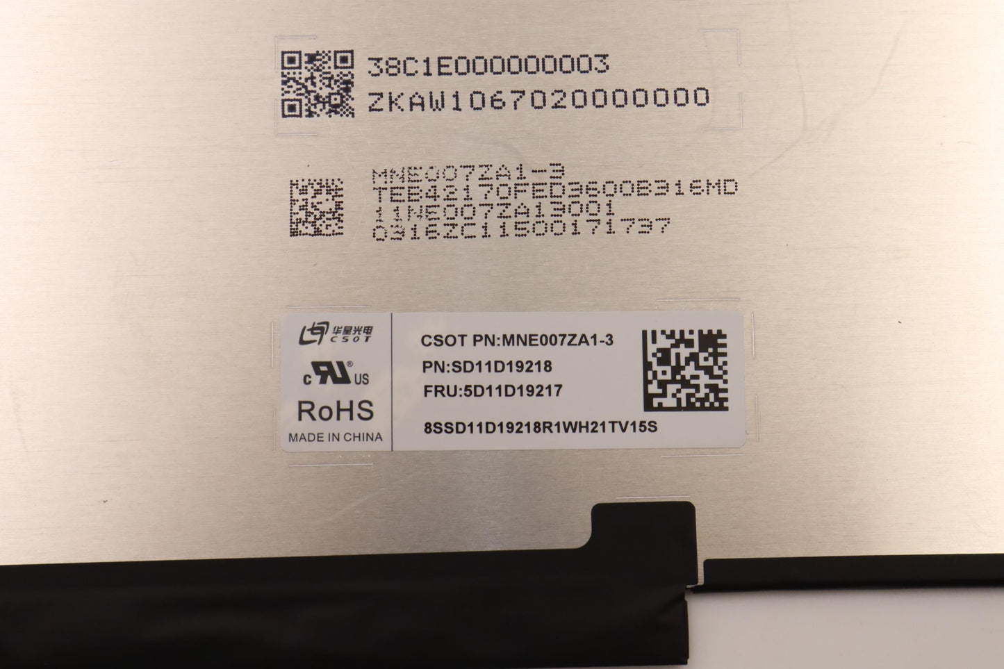 Lenovo Display Fru Cso Mne007Za1-3 2. - 5D11D19217