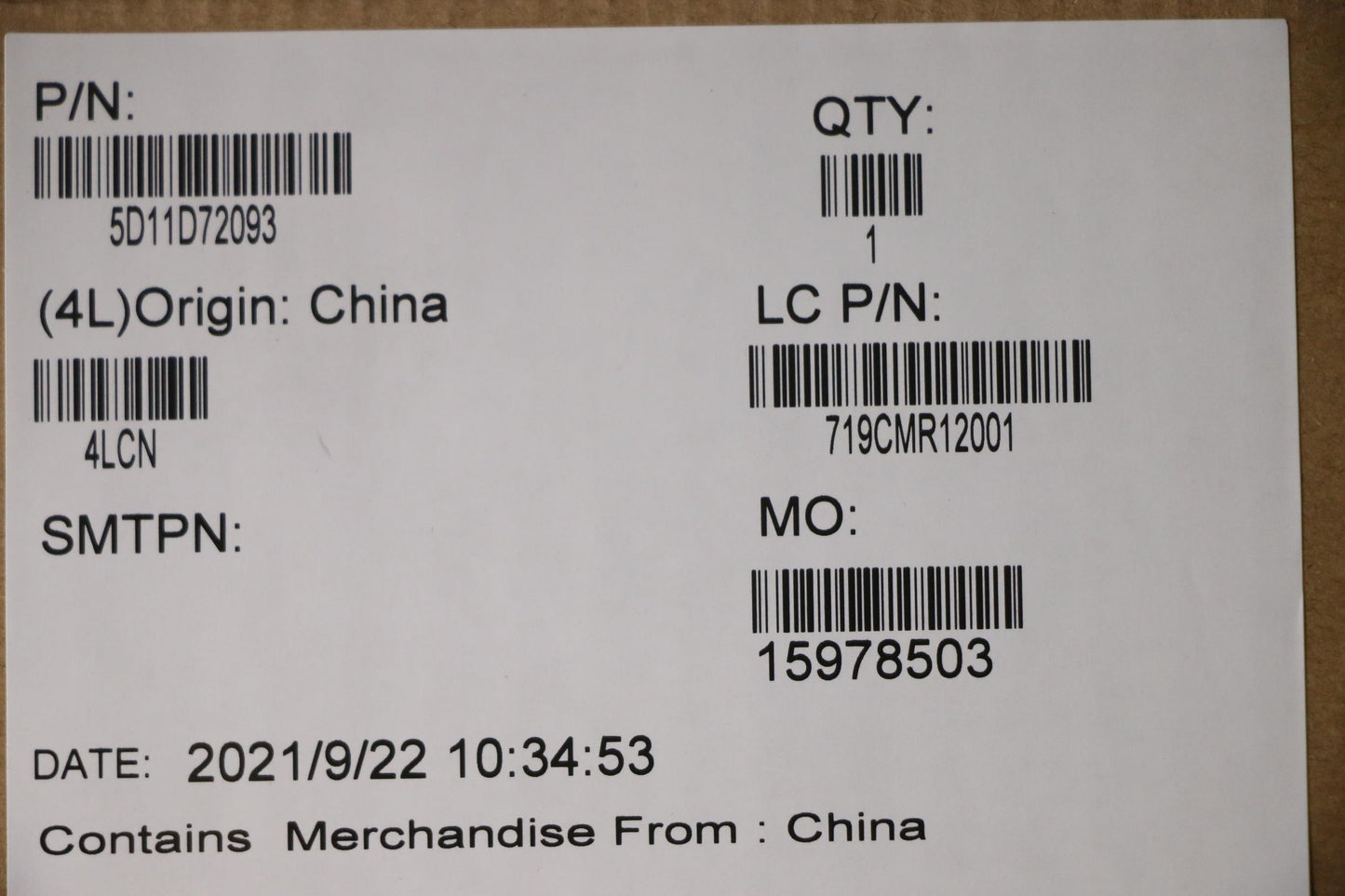 Lenovo LCD Module, 16", 2.5K, Non-Touch, Anti-Glare, IPS, 500nit, 100% sRGB, Color Calibration - 5D11D72093