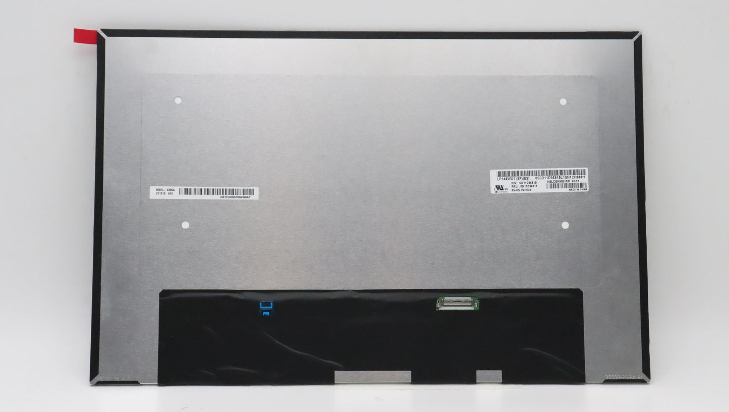 Lenovo DISPLAY, 14", WUXGA, Non-Touch, Anti-Glare, IPS, 400nit, 100% sRGB - 5D11D96811
