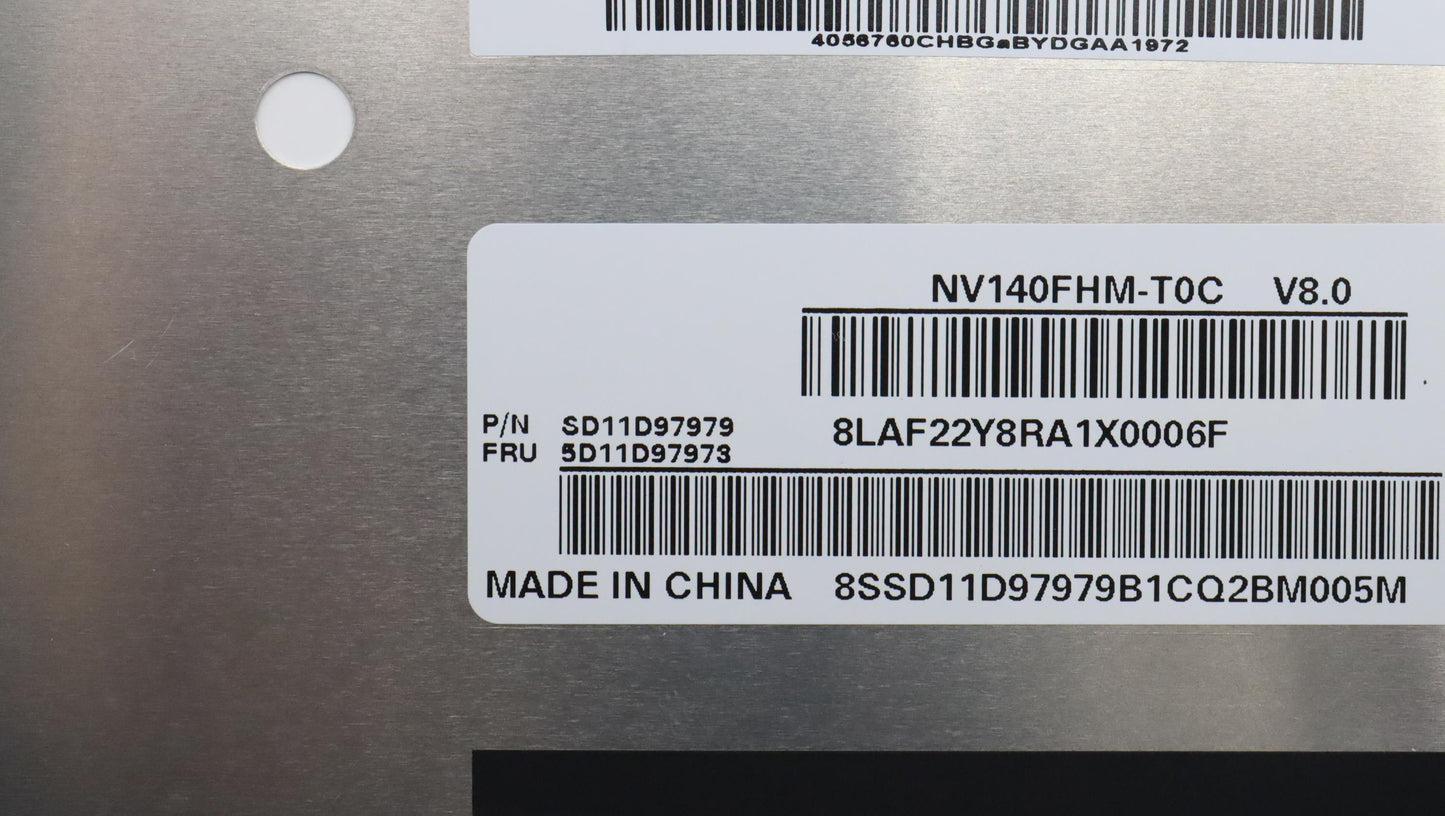 Lenovo 14" FHD Touch Display, Anti-Glare, IPS, 300 nits, 45% NTSC - 5D11D97973