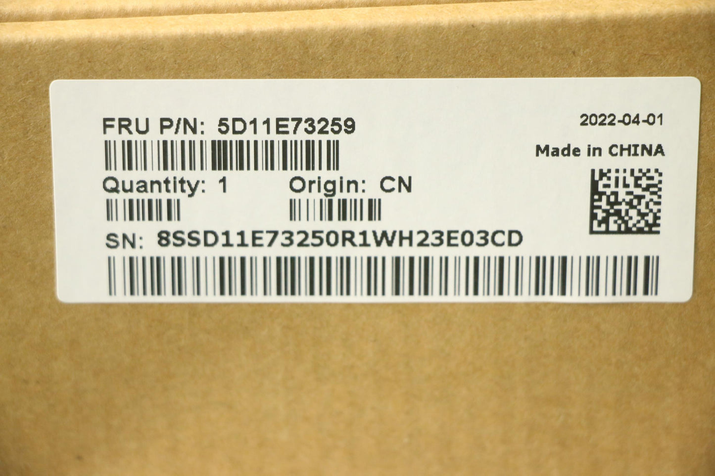 Lenovo 16" WQXGA LCD Panel, Non-Touch, Anti-Glare, IPS, 500nit, 100% sRGB - 5D11E73259