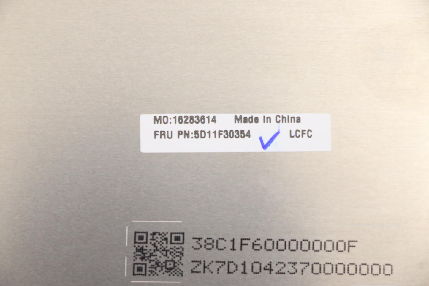 Lenovo Display Fru Mnf601Ca1-1 Wqhd C - 5D11F30354