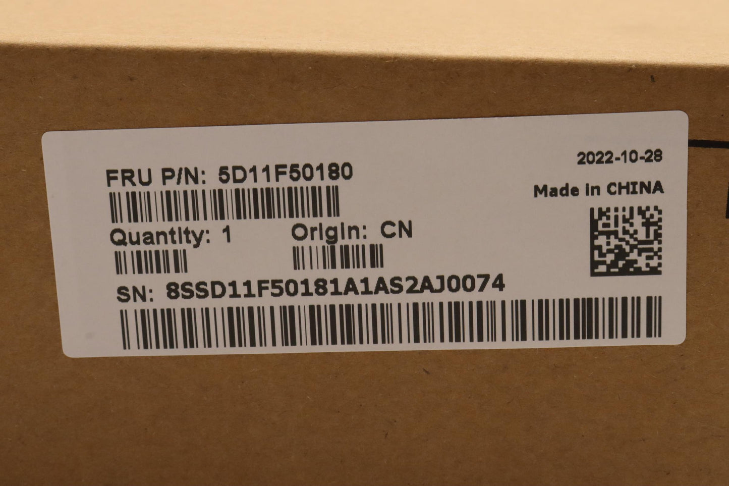 Lenovo Display Fru Auo B160Uan01P 0A - 5D11F50180