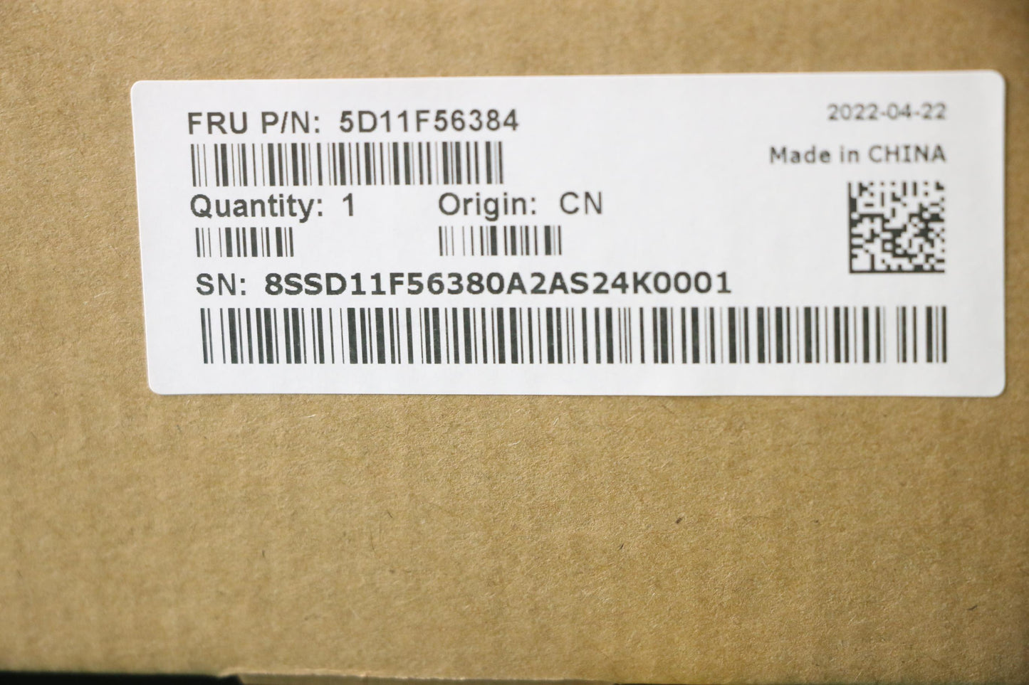 Lenovo Display Fru Auo B160Qan02.H 3A - 5D11F56384
