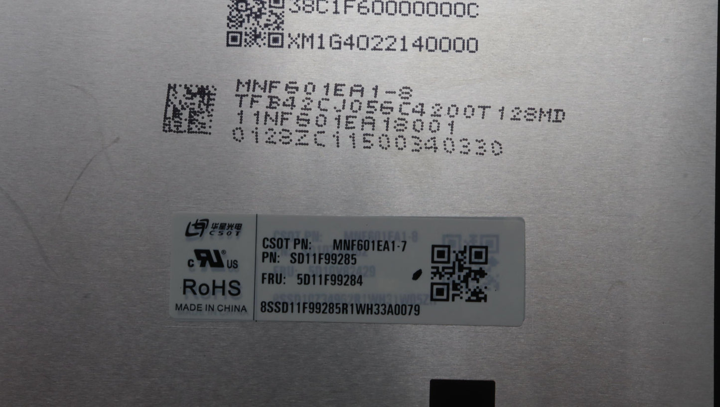 Lenovo Display Fru Cso Mnf601Ea17 156 - 5D11F99284