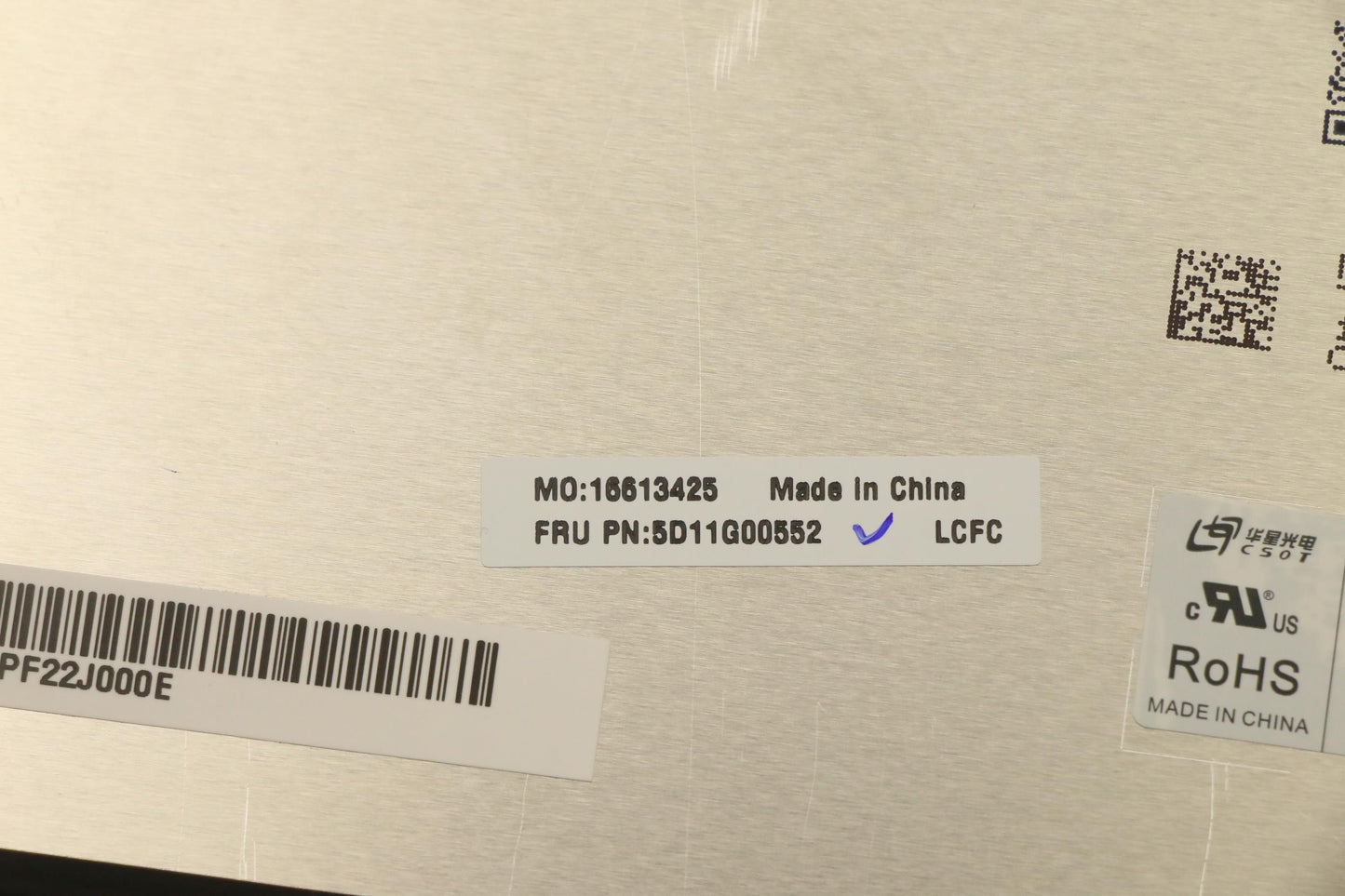 Lenovo Display Fru Mnf601Ea1-7 15.6Uh - 5D11G00552