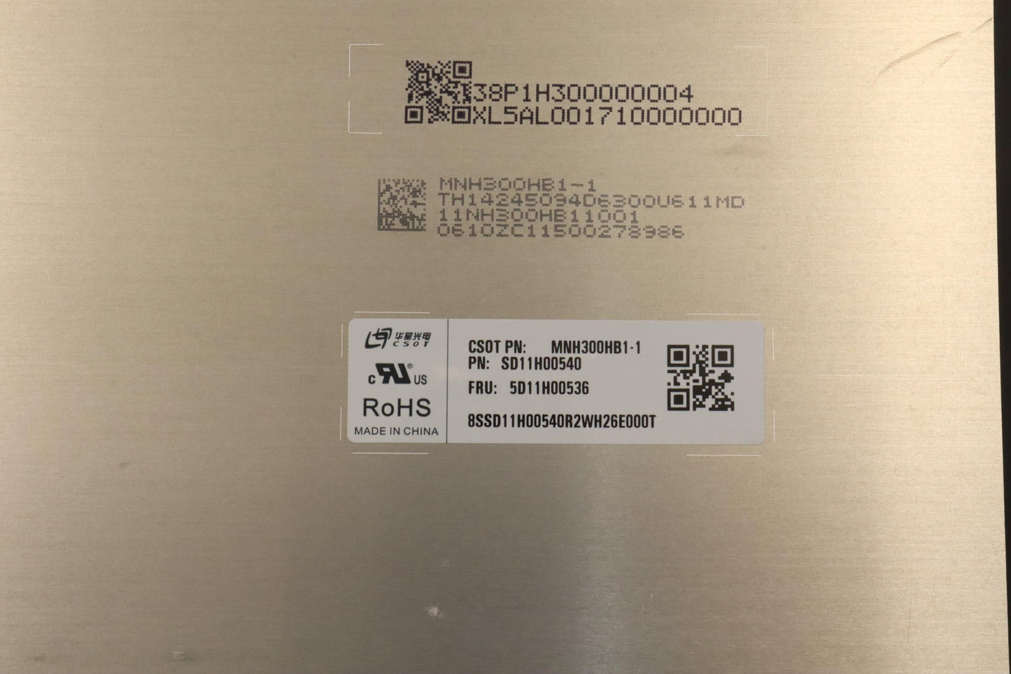 Lenovo Display Fru Cso Mnh300Hb11 173 - 5D11H00536