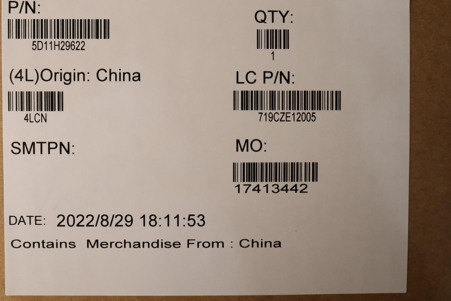 Lenovo 16-Inch WQXGA LCD Module, Non-Touch, Anti-Glare, IPS, 500 nits, 100% sRGB, Color Calibrated - 5D11H29622