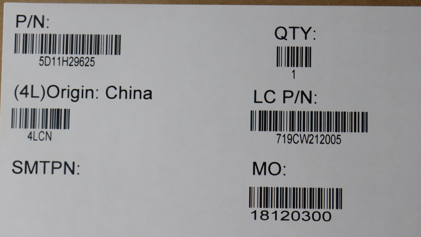 Lenovo 16" WQXGA Display Module, 500nits, 100% sRGB, Color-Calibrated - 5D11H29625