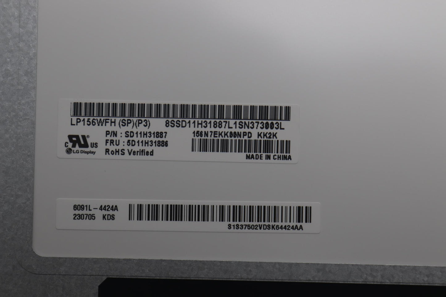 Lenovo Display Fru Lgd Lp156Wfhspp3 1 - 5D11H31886