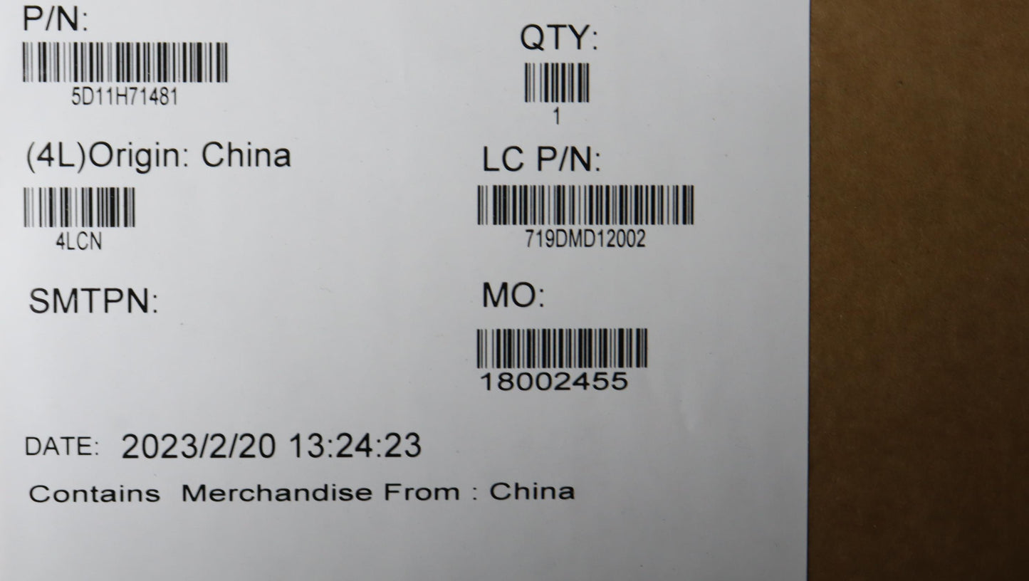 Lenovo Display Fru B140Qan050 Ips Ag - 5D11H71481