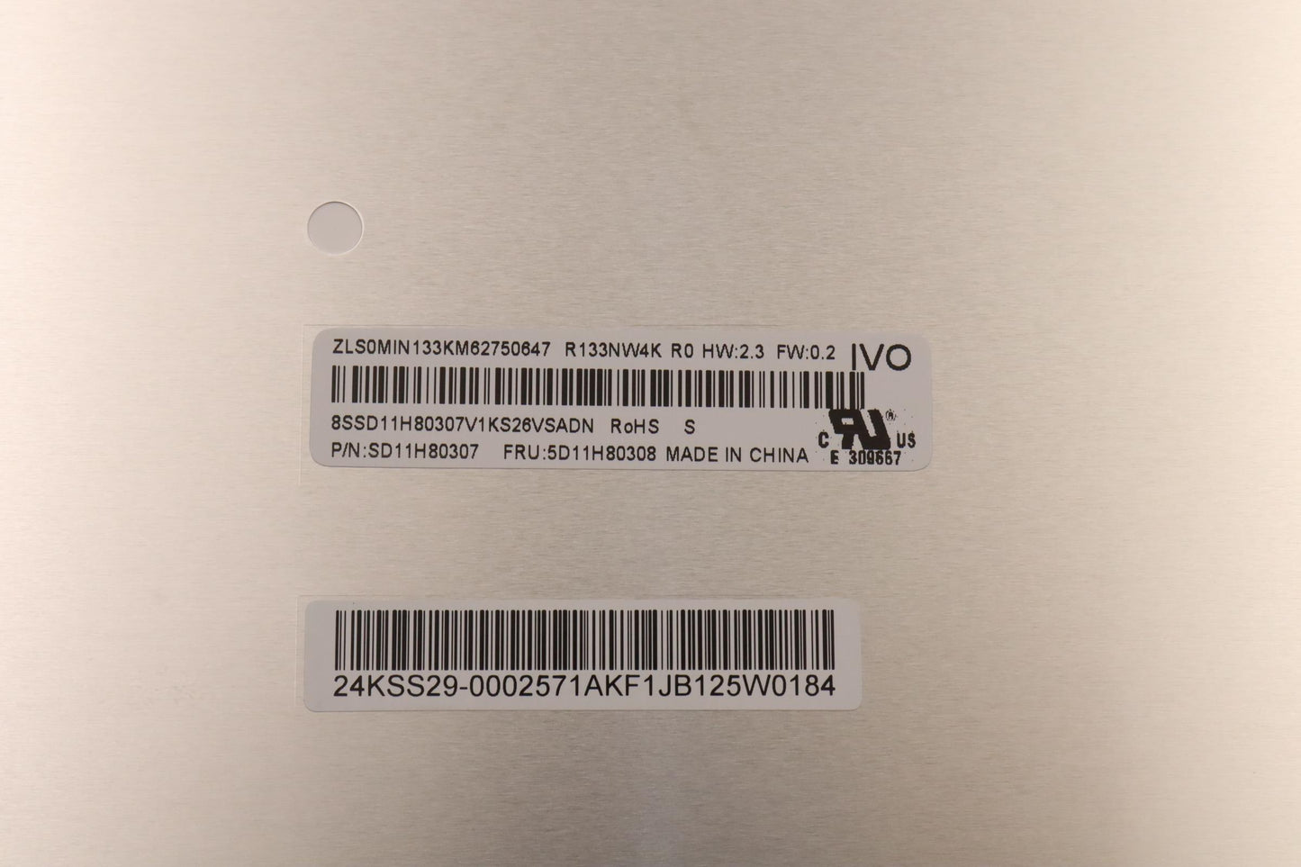 Lenovo Display, 13.3", WUXGA, Touch, Anti-Glare, IPS, 300nit, 100% sRGB - 5D11H80308