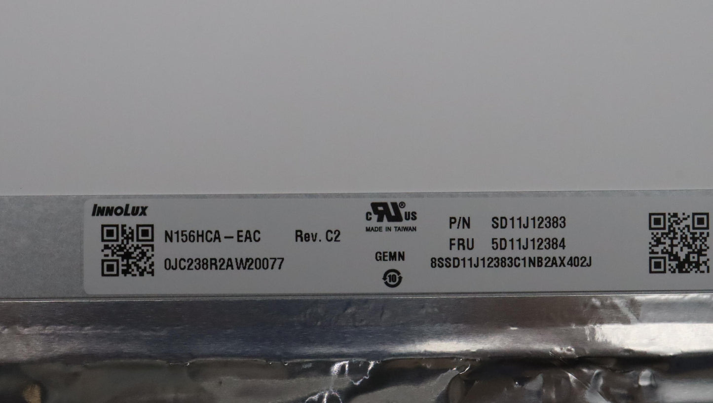 Lenovo 15.6" FHD LCD Panel, Non-Touch, Anti-Glare, IPS, 300nit, 45% NTSC - 5D11J12384