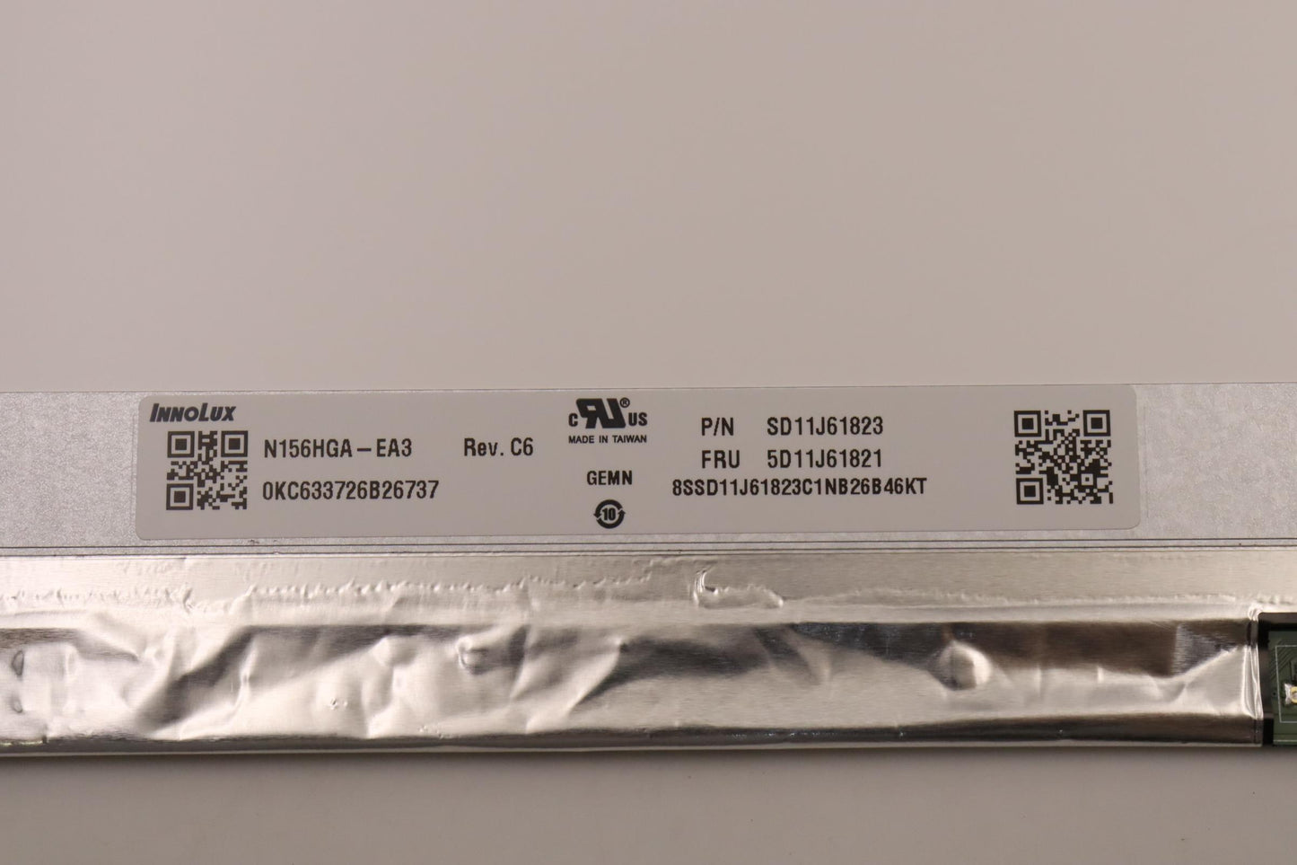 Lenovo Display Fru Inx N156Hgaea3 C6 - 5D11J61821