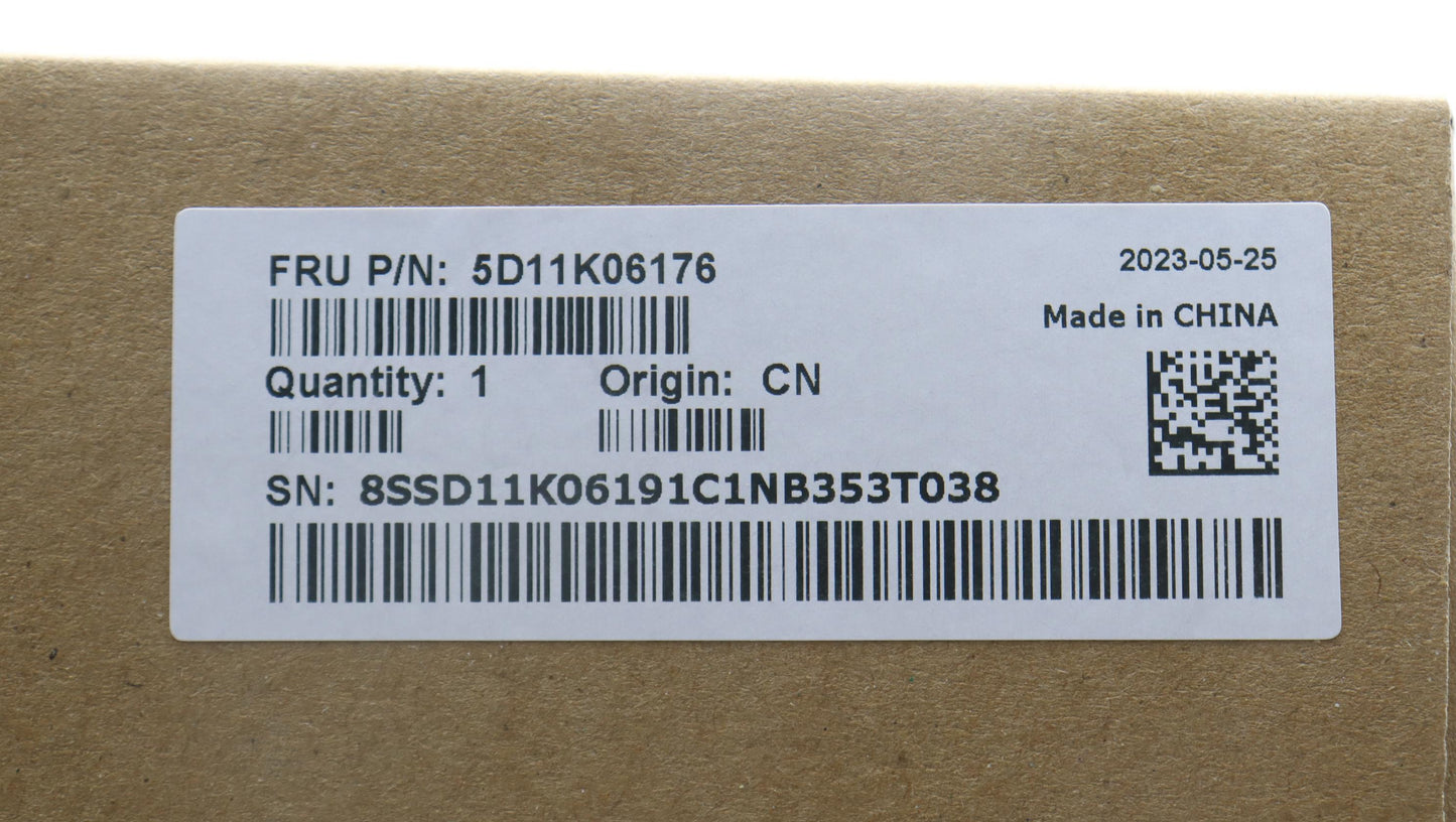 Lenovo 16" WUXGA Display Panel, Non-Touch, Anti-Glare, IPS, 300nit, 45% NTSC - 5D11K06176