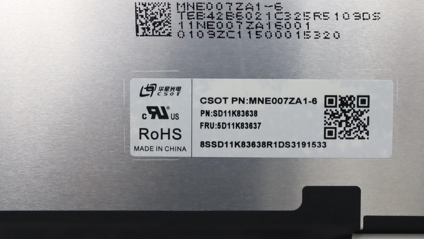Lenovo Display Fru Cso Mne007Za1-6 14 - 5D11K83637