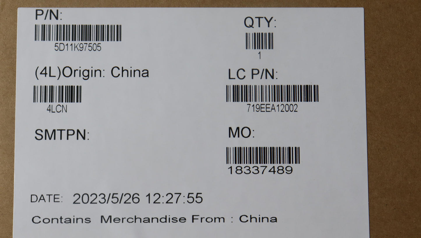 Lenovo Display Fru Mng007Za1-2 16 3.2 - 5D11K97505