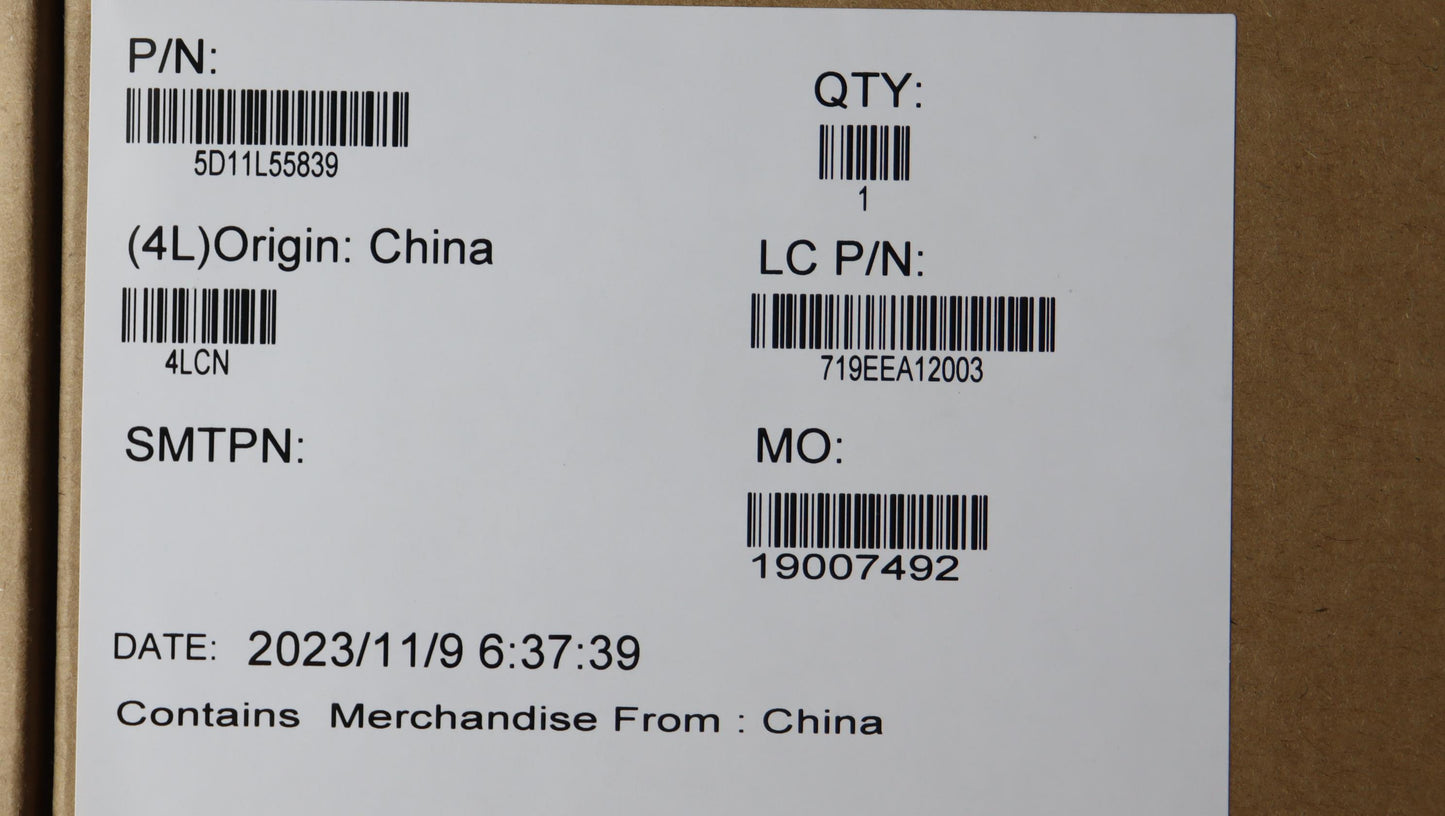 Lenovo Display Fru Ne160Qdm 16Wqx Boe - 5D11L55839