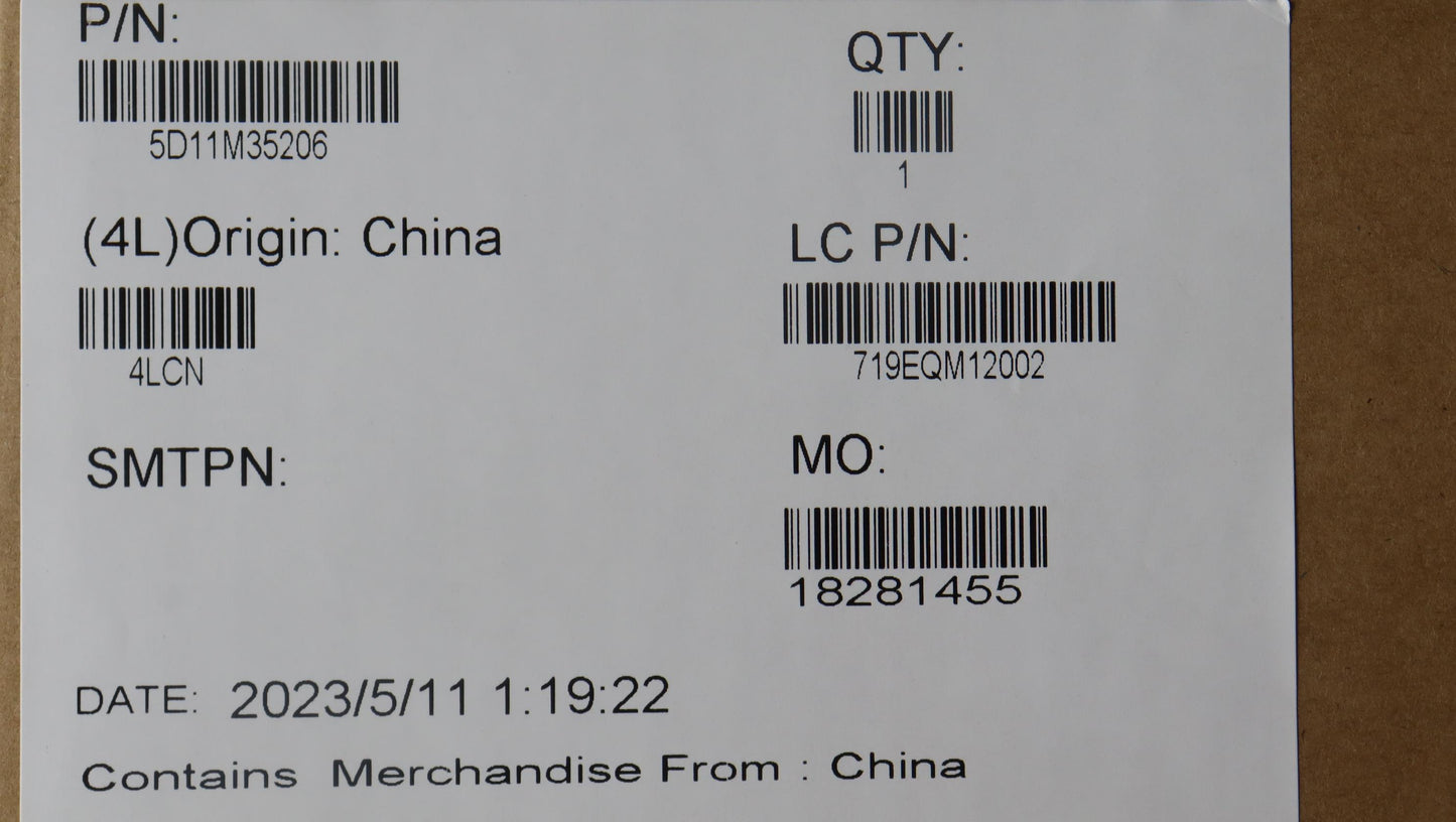 Lenovo Display Fru 500Eg3_Bezel - 5D11M35206