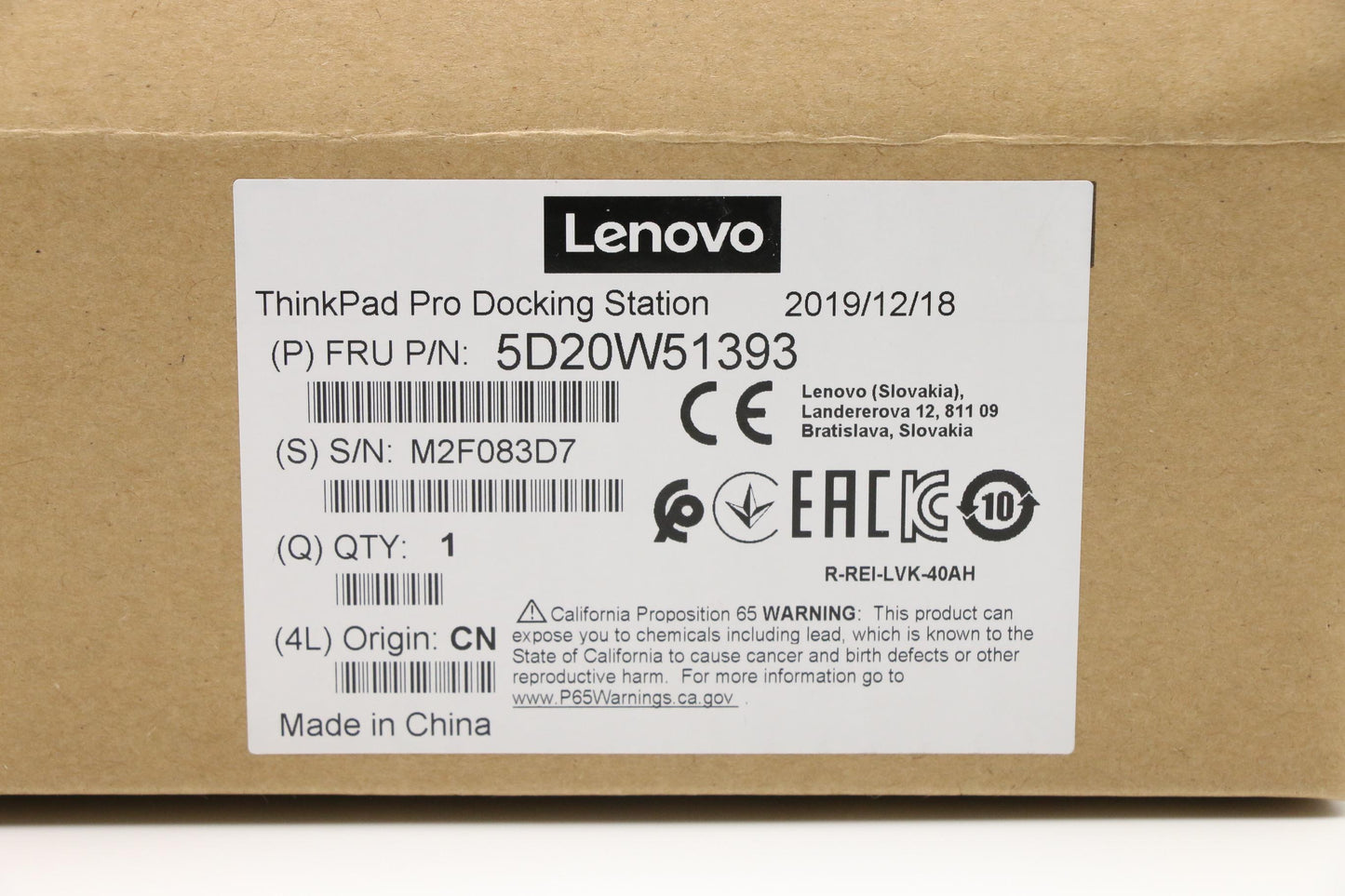 Lenovo Cs18 Me Dock Pro Usi - 5D20W51393