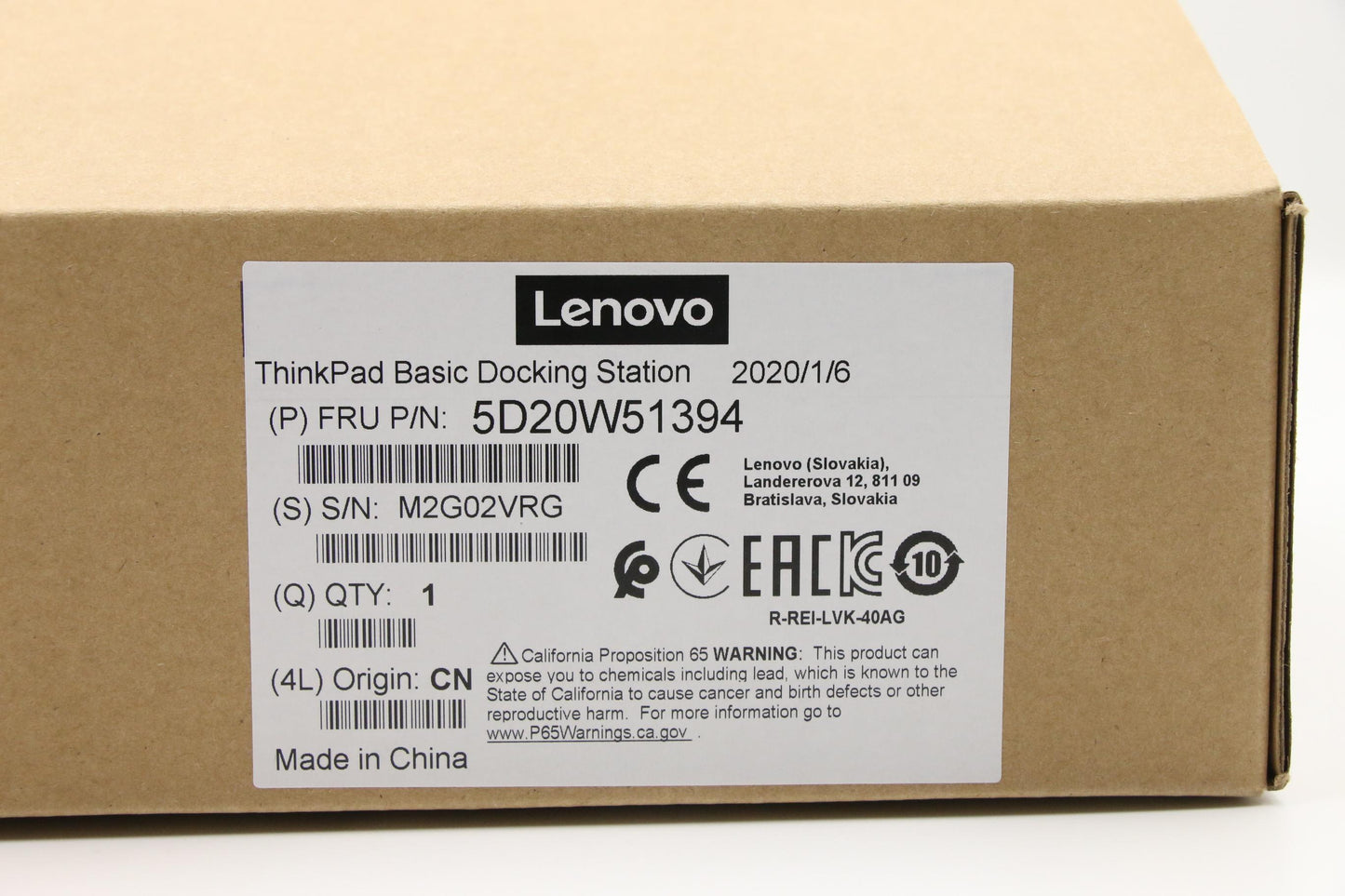 Lenovo Cs18 Me Dock Basic Usi - 5D20W51394