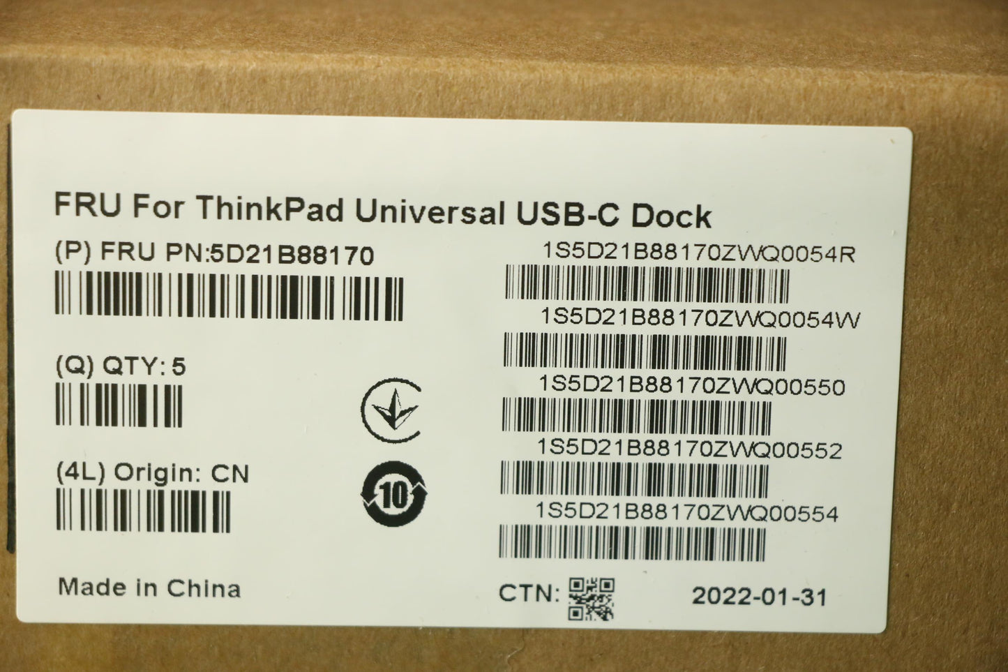 Lenovo Docking Fru Tp Usb-C Advanced - 5D21B88170