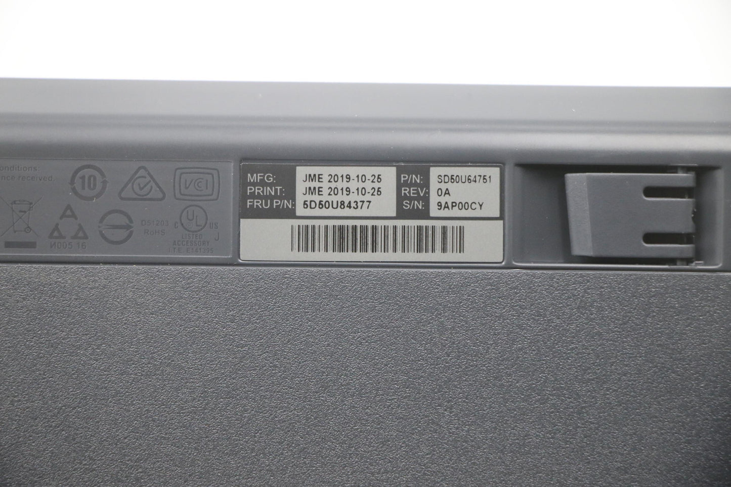 Lenovo Usb Kyb Gy Us Eng 103P Sunrex - 5D50U84377