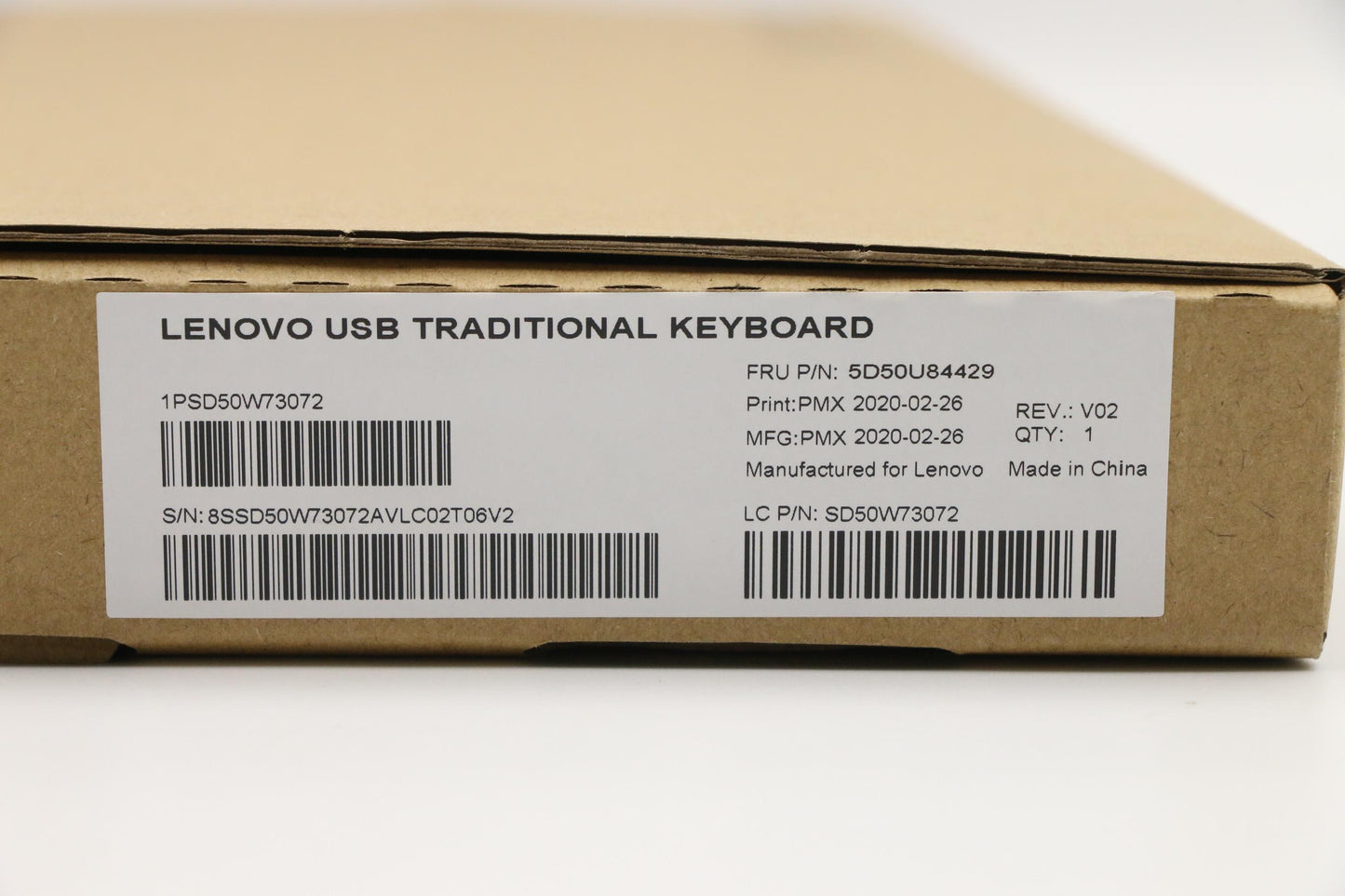 Lenovo Primax Kbbh21 Usb Kb Blk Ukr - 5D50U84429