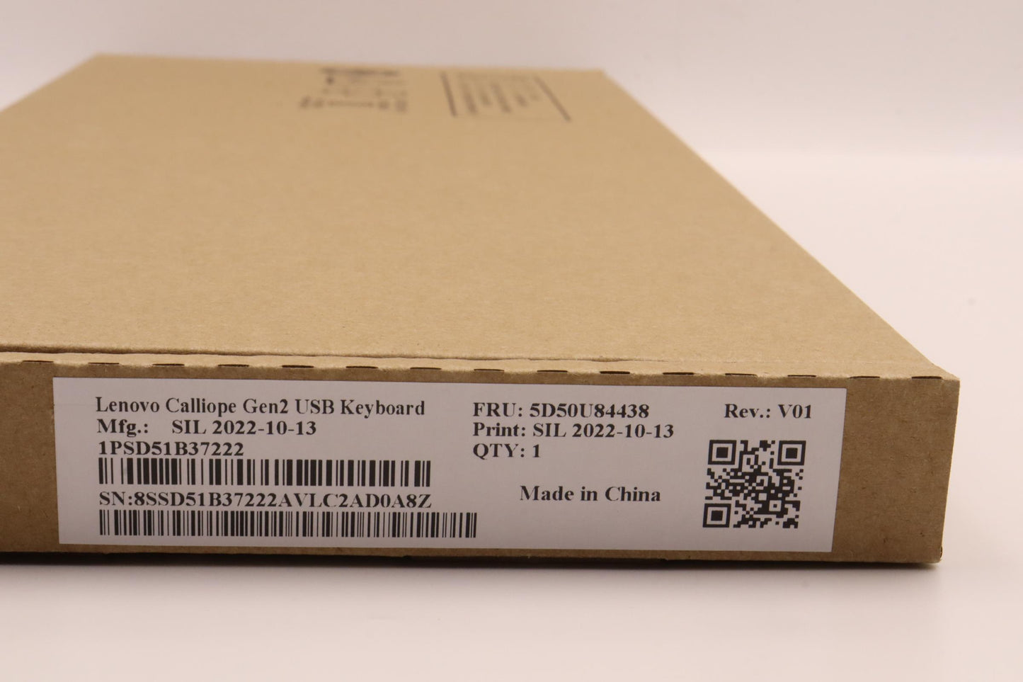 Lenovo Dt_Kyb Usb Calliope Kb Bk Bel - 5D50U84438