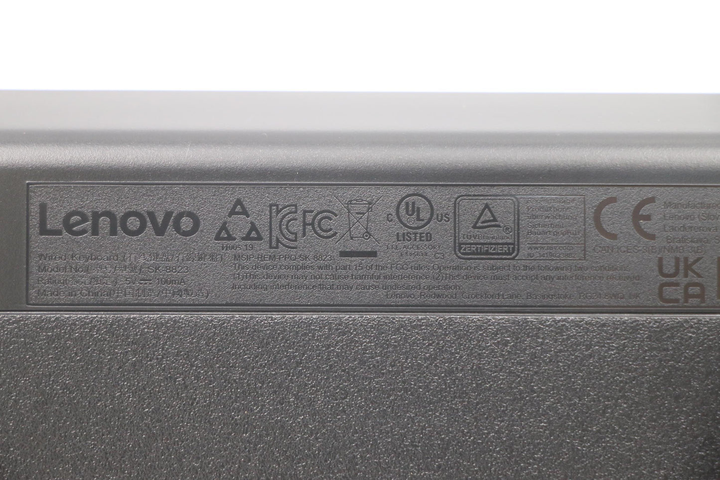 Lenovo Dt_Kyb Usb Calliope Kb Bk Bul - 5D50U84440