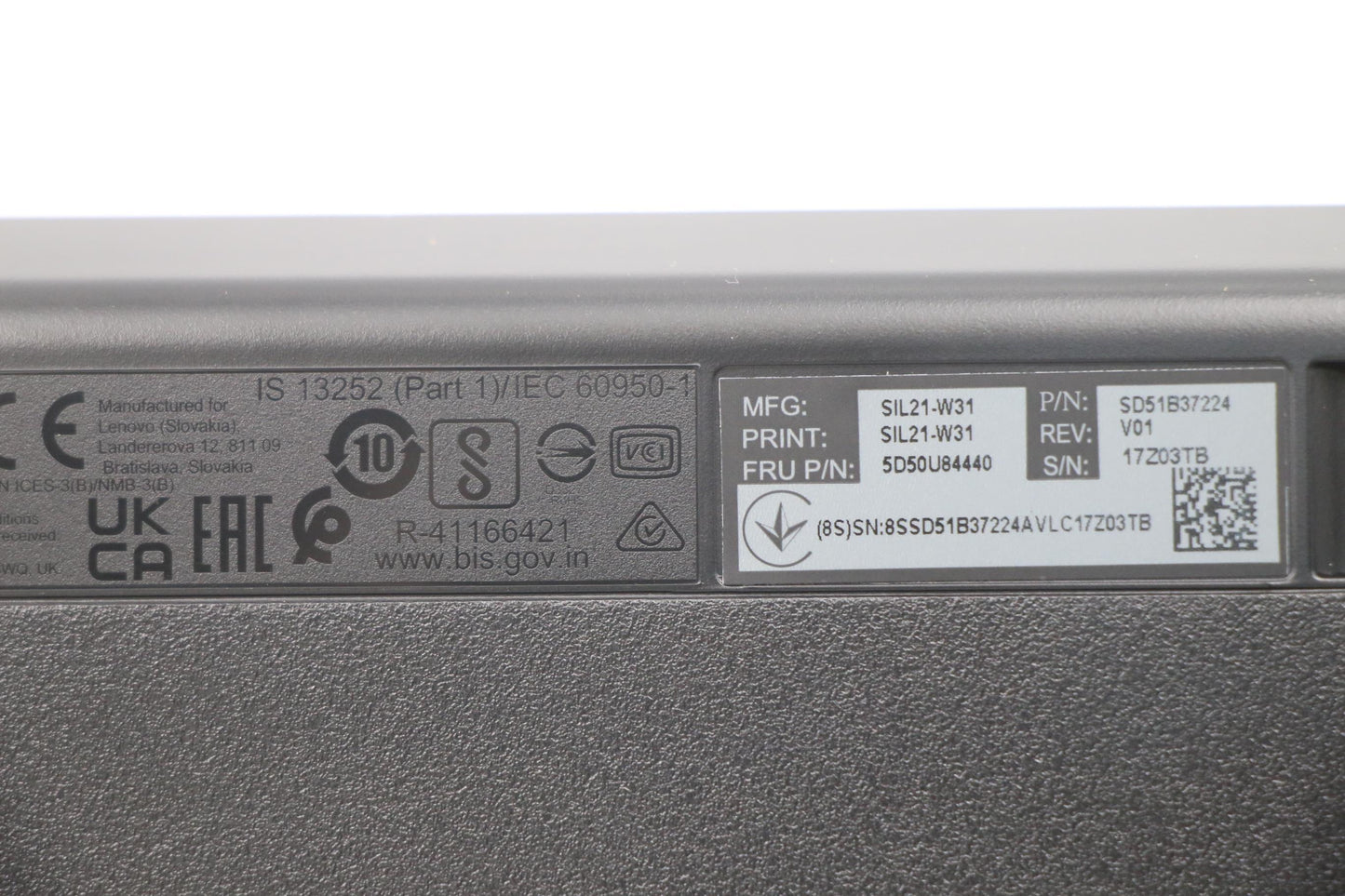 Lenovo Dt_Kyb Usb Calliope Kb Bk Bul - 5D50U84440