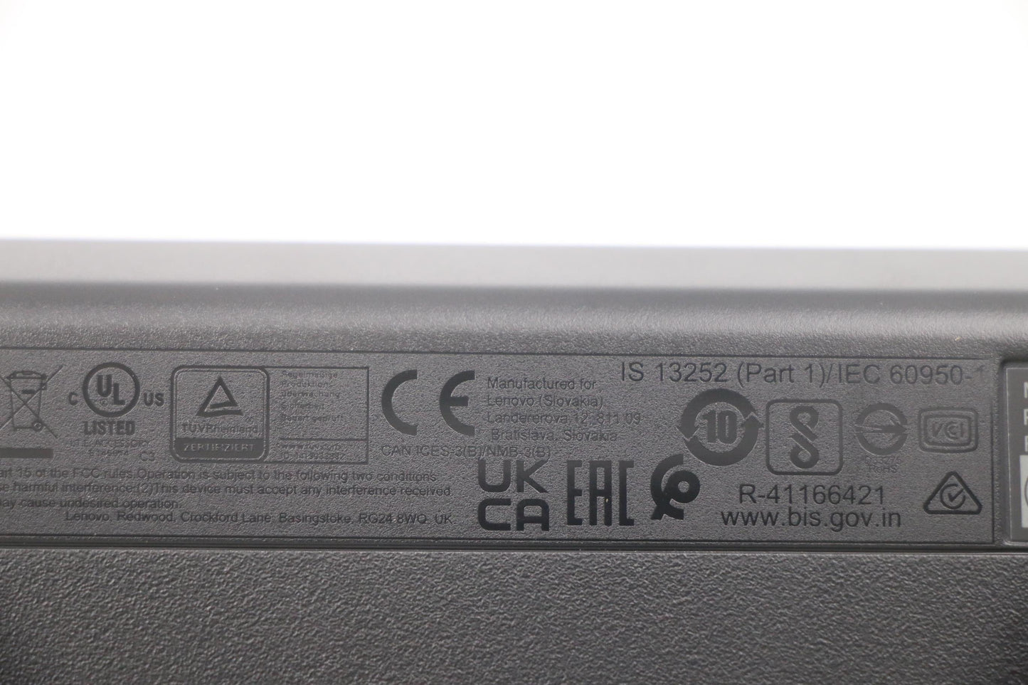 Lenovo Dt_Kyb Usb Calliope Kb Bk Tc - 5D50U84441