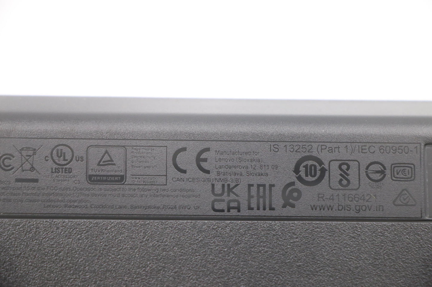Lenovo Dt_Kyb Usb Calliope Kb Bk Fra - 5D50U84445