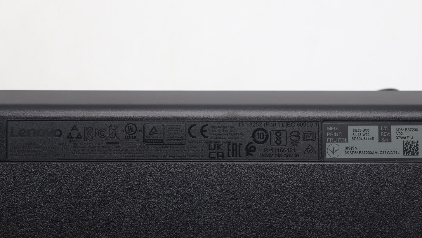 Lenovo Dt_Kyb Usb Calliope Kb Bk 445 - 5D50U84446