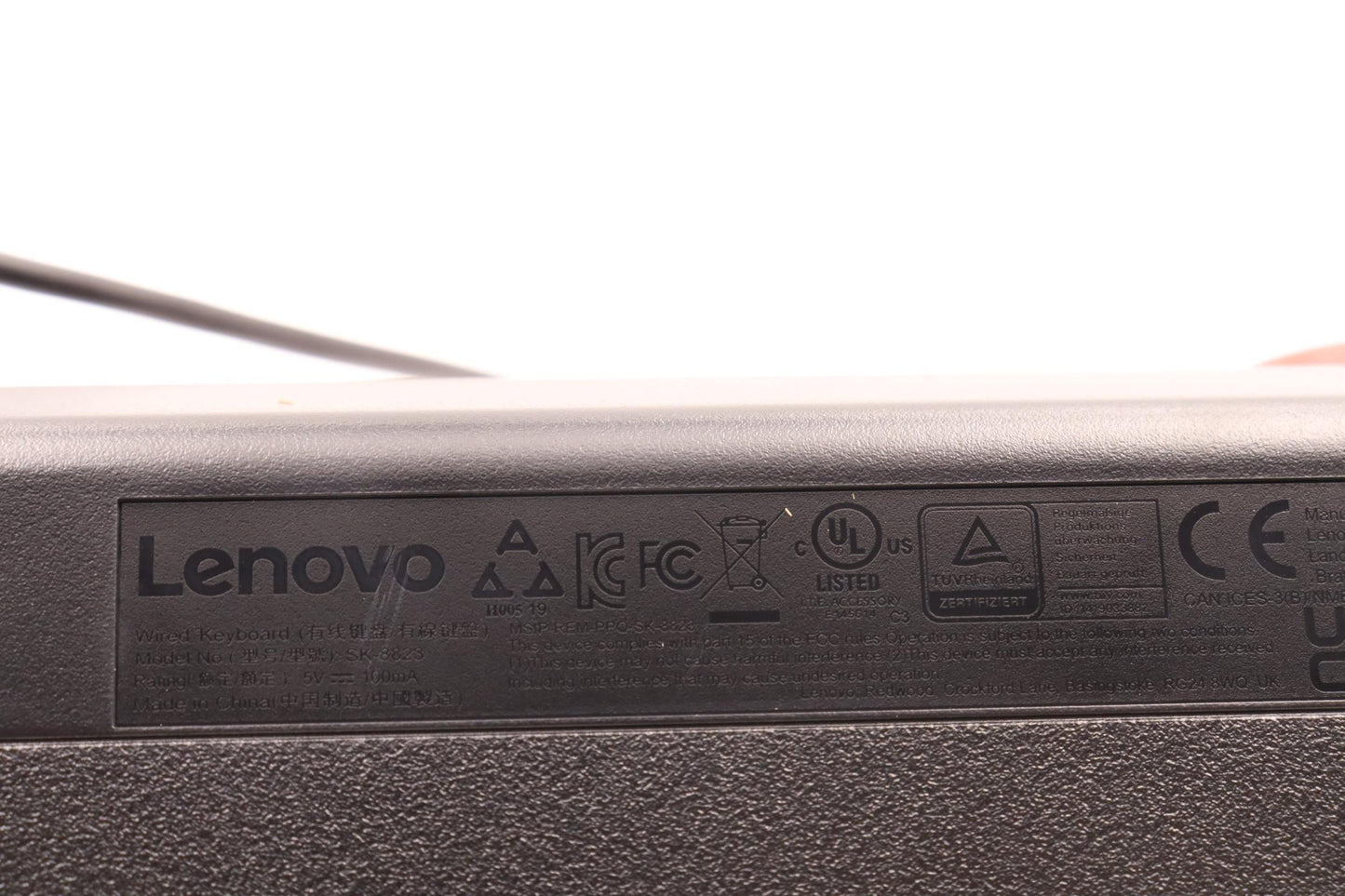 Lenovo Dt_Kyb Usb Calliope Kb Bk 058 - 5D50U84447