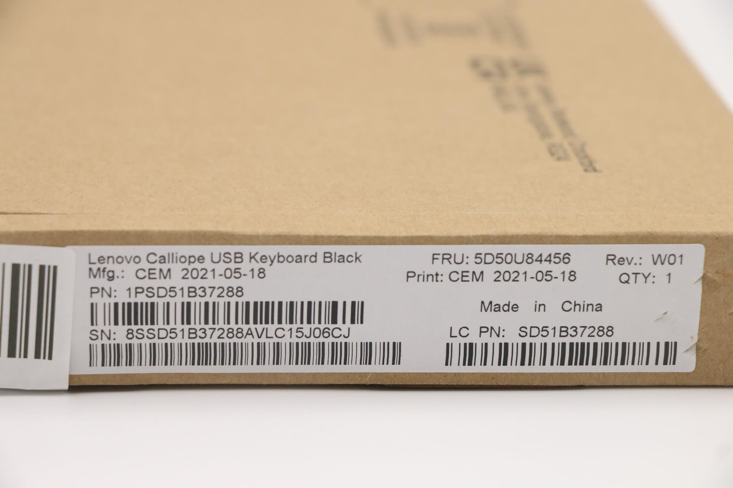 Lenovo Dt_Kyb Usb Calliope Kb Bk Kor - 5D50U84456