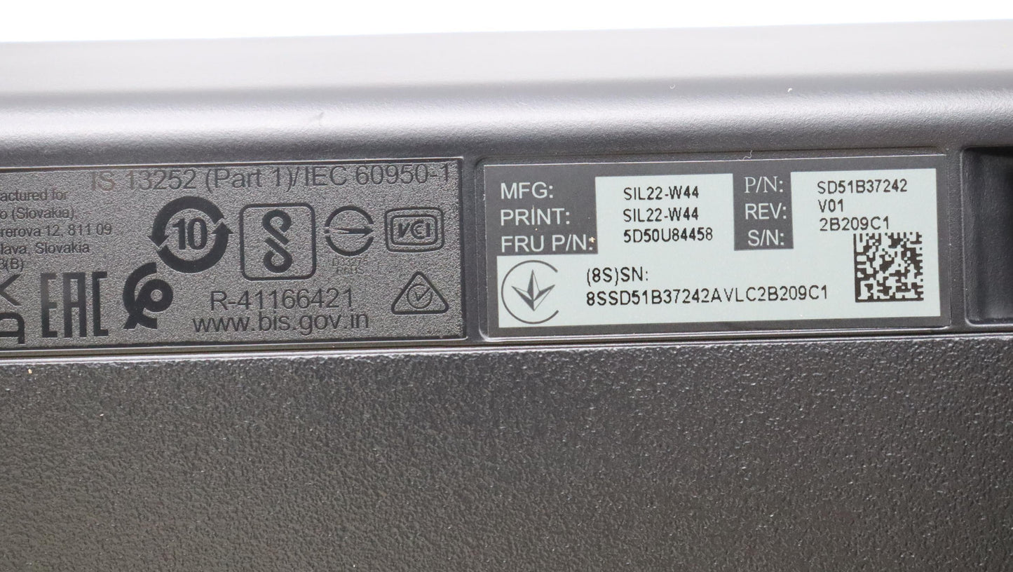 Lenovo Dt_Kyb Usb Calliope Kb Bk Nor - 5D50U84458