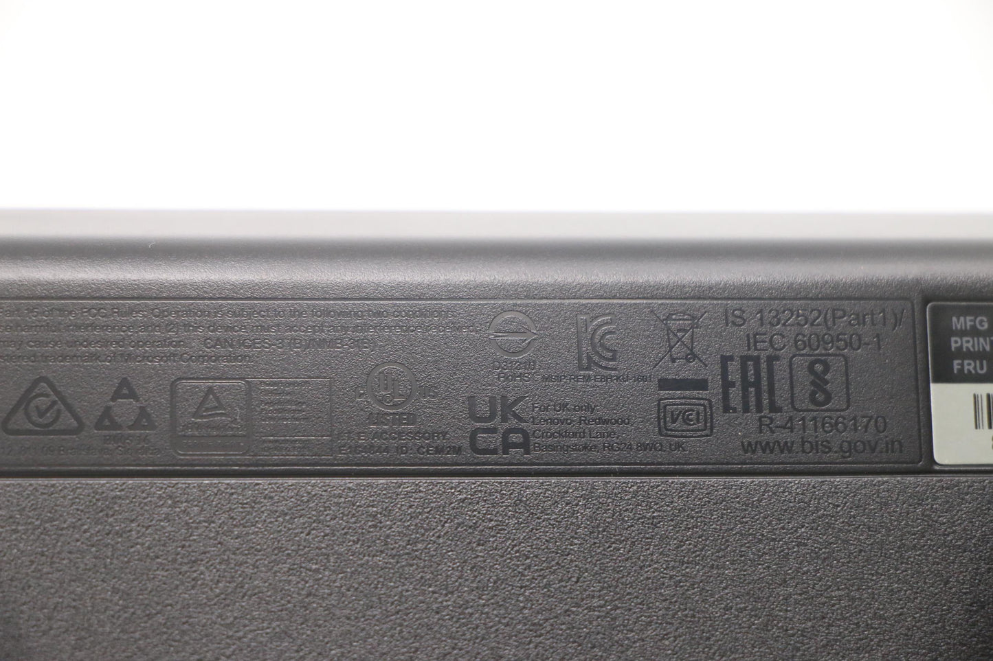 Lenovo Dt_Kyb Usb Calliope Kb Bk Rus - 5D50U84462
