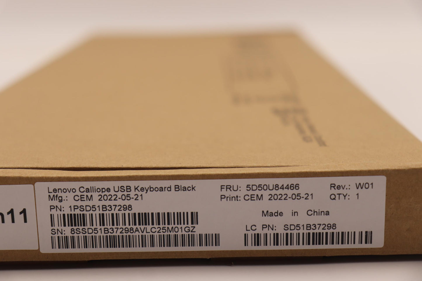 Lenovo Dt_Kyb Usb Calliope Kb Bk Swe - 5D50U84466