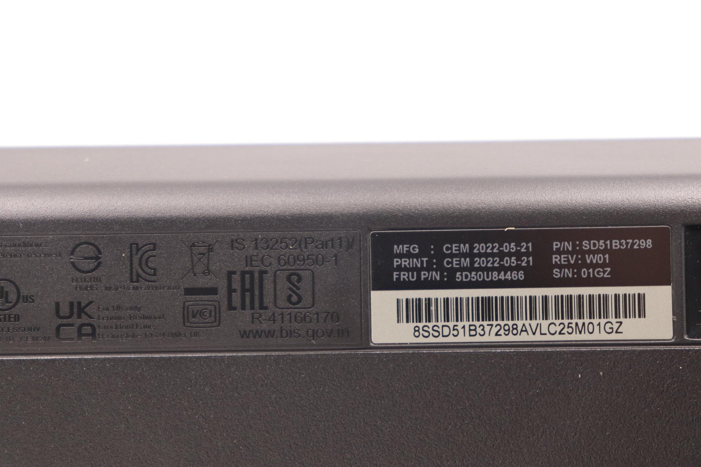 Lenovo Dt_Kyb Usb Calliope Kb Bk Swe - 5D50U84466