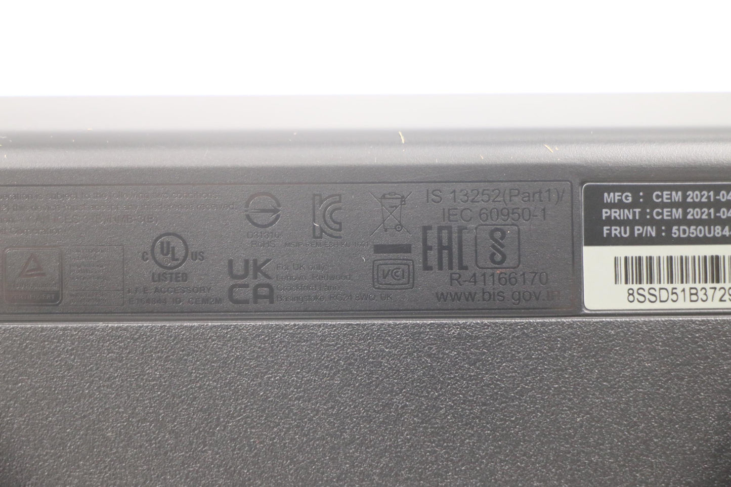 Lenovo Dt_Kyb Usb Calliope Kb Bk Sws - 5D50U84467