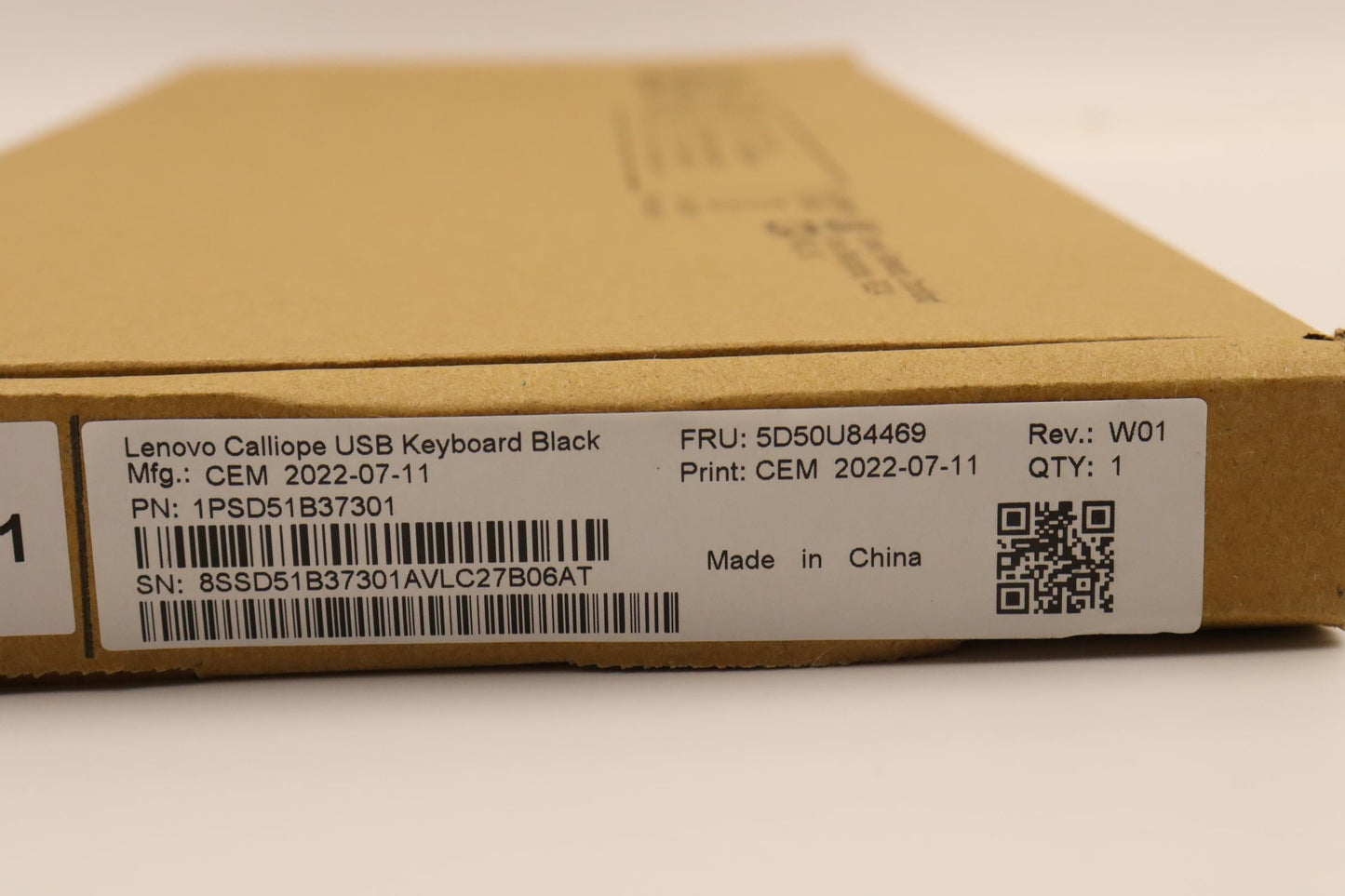 Lenovo Dt_Kyb Usb Calliope Kb Bk 440 - 5D50U84469
