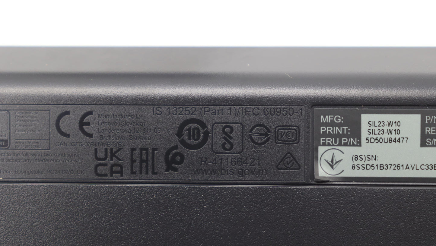 Lenovo Dt_Kyb Usb Calliope Kb Bk Est - 5D50U84477