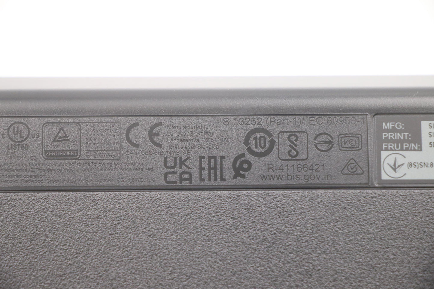 Lenovo Dt_Kyb Usb Calliope Kb Bk Nord - 5D50U84478