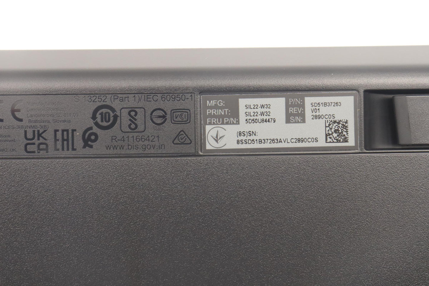 Lenovo Dt_Kyb Usb Calliope Kb Bk Kaz - 5D50U84479